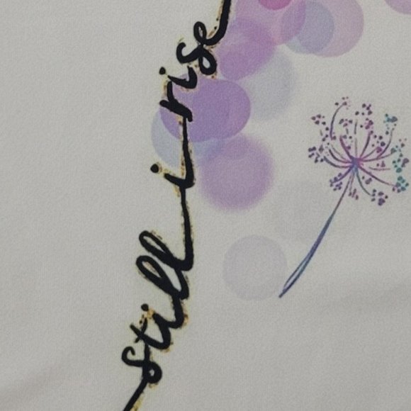 "STILL I RISE" WOMEN'S SOFT TEE, V NECK, DRAGONFLY - Picture 3 of 3